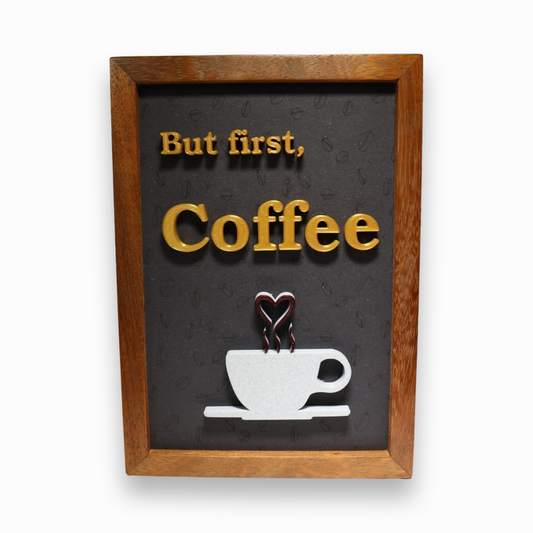 But first, Coffee - Señales 3D