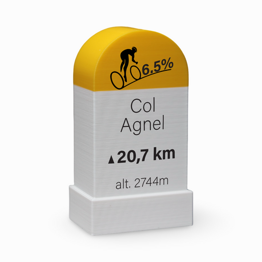 Col Agnel Milestone