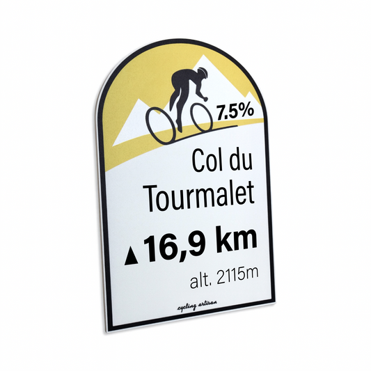 Col du Tourmalet Wall Sign