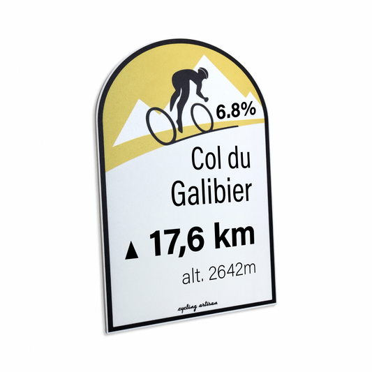 Col du Galibier Wall Sign