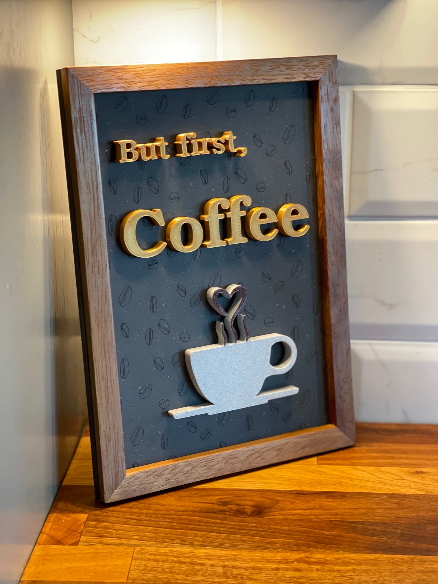 But first, Coffee - Señales 3D